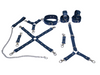 Leather Bondages for women and men hand ankle cuffs for sub kit