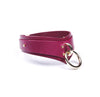 Handmade leather custom choker collar with Lesh , anniversary gift