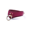 Handmade leather custom choker collar with Lesh , anniversary gift