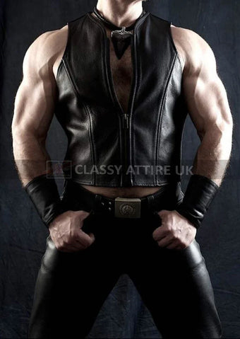 Leather Vest