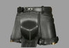 Leather Shorts With Dual Zip Fastener