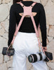Double Camera Harness Leather, Dual Shoulder Camera Strap, Multicamera Strap Leather, Photographer Gift