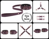 Leather cuffs set (792 color variations, nickel-free plated hardware, one price for all sizes)