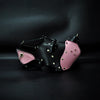Leather Dog Mask with Spikes and Rings - Leather Puppy Mask - Puppy Mask Kink - Puppy Hood - PuppyPlay Gear - BDSM Dog Mask - Pup Hood Woof