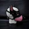 Leather Dog Mask with Spikes and Rings - Leather Puppy Mask - Puppy Mask Kink - Puppy Hood - PuppyPlay Gear - BDSM Dog Mask - Pup Hood Woof