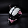 Leather Dog Mask with Spikes and Rings - Leather Puppy Mask - Puppy Mask Kink - Puppy Hood - PuppyPlay Gear - BDSM Dog Mask - Pup Hood Woof