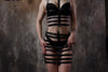 Leather harness set for Domina | Dominatrix clothing, Fetish clothing, Dominatrix lingerie, Leather lingerie